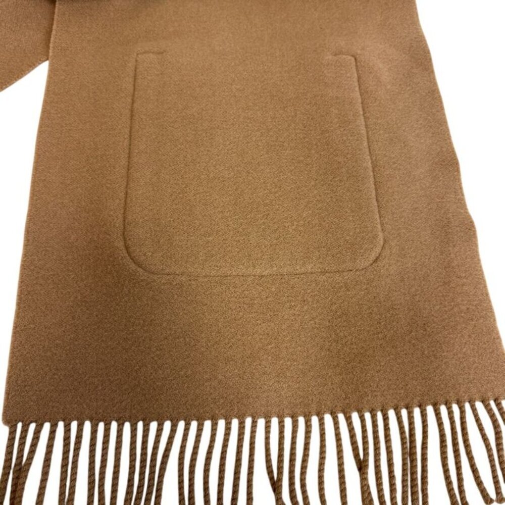 Fendi Ff Pattern Mouton Shearling Patch Shawl Han… - image 5